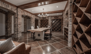 1069 Kirby Drive, wine cellar